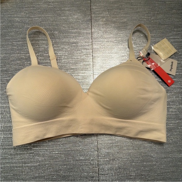 Popilush Bra Size Large No Underwire Push-up T-shirt Bralette Full Coverage NEW - Picture 5 of 9